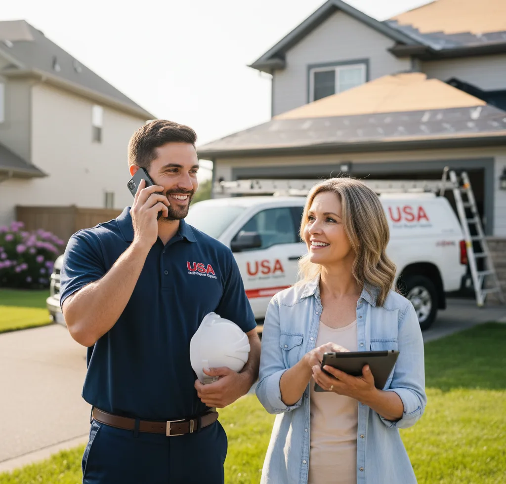 USA Roof Repair Experts customer support in Milan